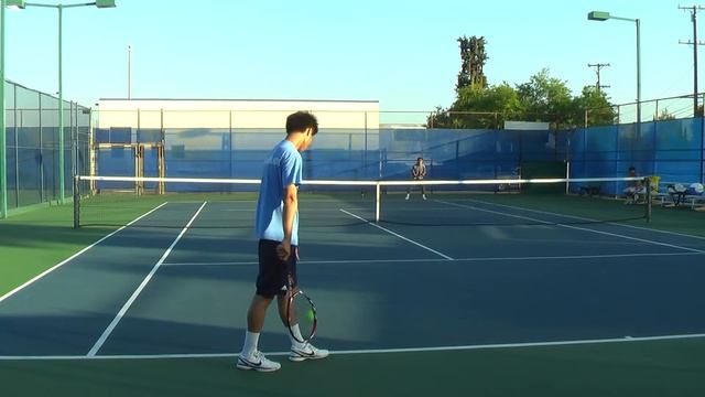 06 22 2011 Matt practice service return w Chris Ho (UCLA) смотреть онлайн