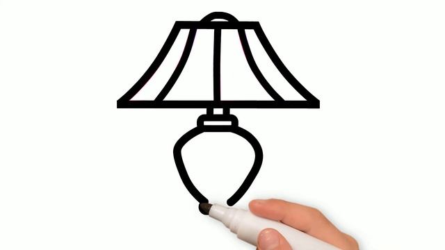 Bolalar uchun chiroq chizish/Drawing a table lamp for children/Рисунок настольная лампа для детей смотреть онлайн