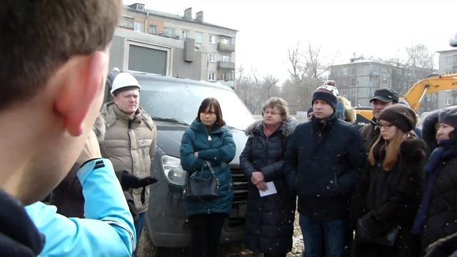 ЖК "Циолковский" часть 2. Выступила жительница микрорайона. смотреть онлайн