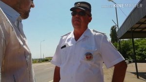 ДПС прятки в кустах, бросили машину с камерой. Краснодар - Адыгея