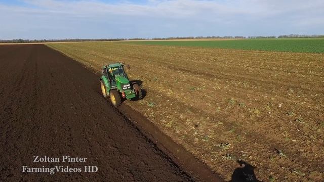 KONCZ FARM Szántás 2017 | CASE PUMA 210 & JOHN DEERE 6820 | смотреть онлайн