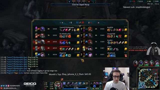 548. Bjergsen - Ryze vs Katarina - Mid - November 5th, 2017 - Season 7 Patch 7.21 смотреть онлайн