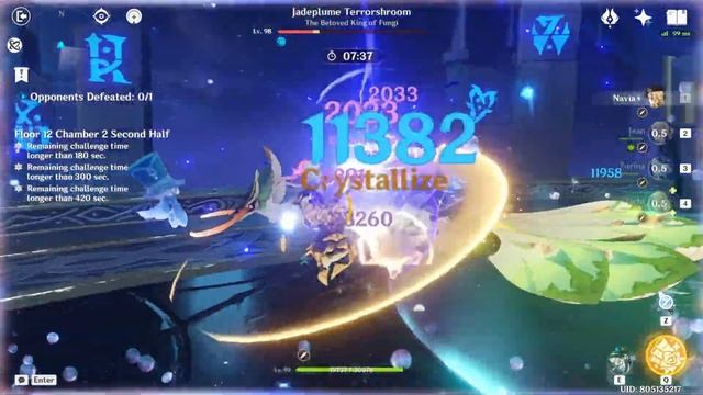 C6 Sucrose x C0 Navia | Spiral Abyss 4.3 | Genshin Impact | Floor 12 9 Stars смотреть онлайн