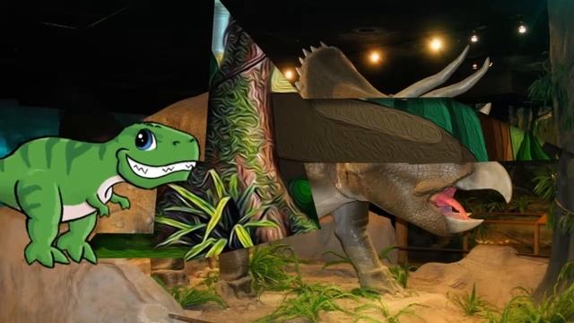 Triceratops Dinosaur Jungle Puzzle смотреть онлайн