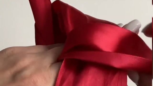 DIY Бантик из атласной ленты своими руками смотреть онлайн