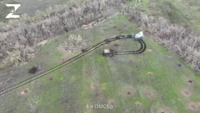 Танкисты 4-ой ОМСБр работе, Торецкое направление, апрель 2025 смотреть онлайн