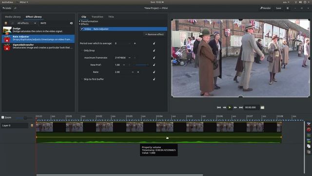 Pitivi: How To Make Slow/Fast Motion Videos (Speed Up/Slow Down Effect) A Video Editing Tutorial.