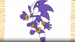 Как нарисовать  Даркспайн Соник |  DARKSPINE SONIC I легко