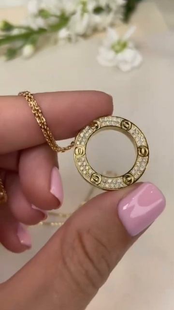 Колье в стиле Cartier love смотреть онлайн