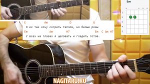 Ласковый Май - БЕЛЫЕ РОЗЫ.  Легкие аккорды, кавер в 2 гитары | Песни под гитару - Nagitaru.ru