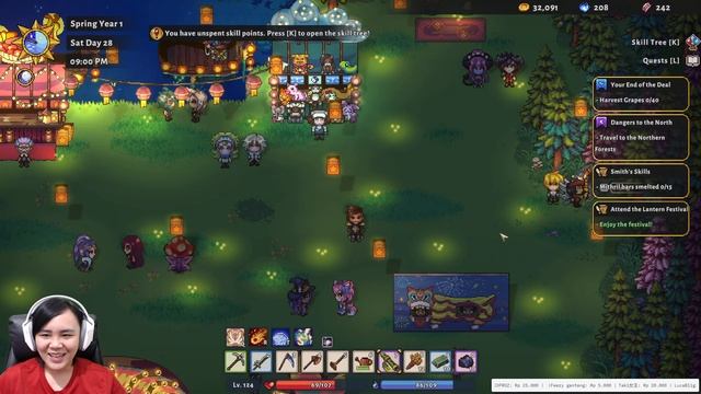 Masih suka banget main farming game tergemes ini loh with @iseaaai @prillysia - Sun Haven Indonesia смотреть онлайн