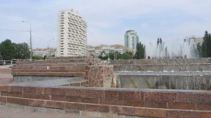 Фонтаны Самары • Фонтан в честь 40-летия Победы. Май 2023. Видео 3.