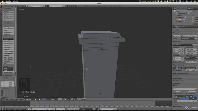 3D modelling in Blender\ Building \low poly landscapes part 1\udemy смотреть онлайн