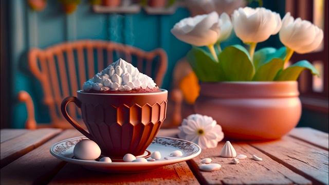 Happy Jazz Music ☕ Upbeat Spring Jazz & Elegant March Bossa Nova to study, work and relax смотреть онлайн