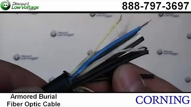 Direct Burial Fiber Optic Cable by Corning - Armored смотреть онлайн