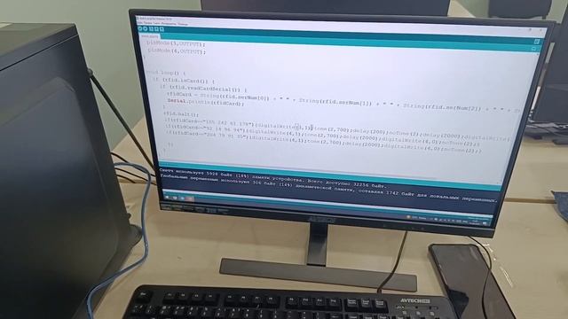 RFID ORQALI KARTA BILAN KIRIB CHIQISHNI NAZORAT QILISH смотреть онлайн