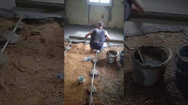 Заливаємо чорнову стяжку. смотреть онлайн