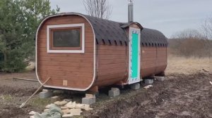 Баня "Квадро" 6 метров с пластиковой дверью купить в Володарске.