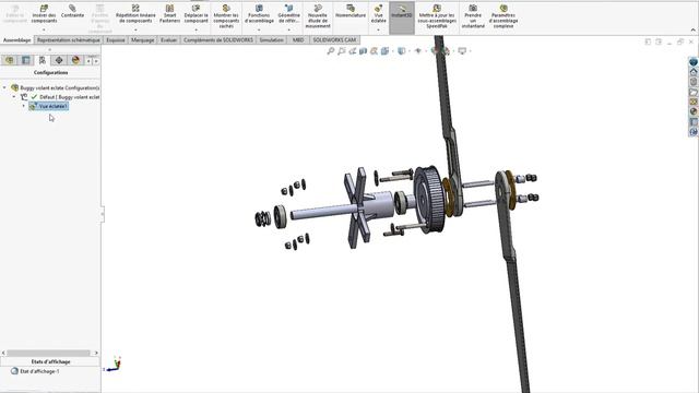 SOLIDWORKS Education Edition A titre éducatif uniquement Buggy volant eclate 2023 02 27 15 34 смотреть онлайн