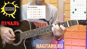 Кино (Цой) - ПЕЧАЛЬ. Разбор песни с аккордами и вступлением, на гитаре