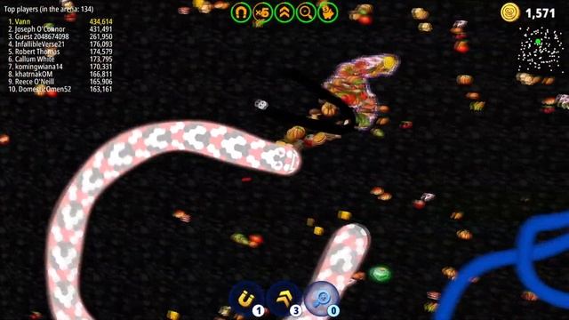 WormsZone.io Trolling Slither Snake Top 01 Best World Record Epic WormsZoneio Best Gameplay#316 смотреть онлайн