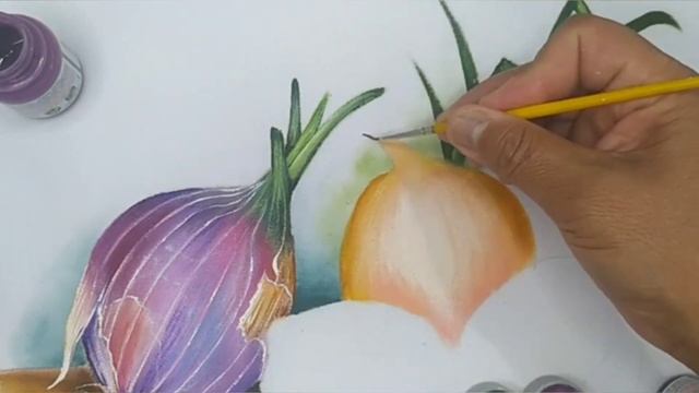 Aula 45- Vamos pintar Cebolas, com Ancelmo Nill смотреть онлайн