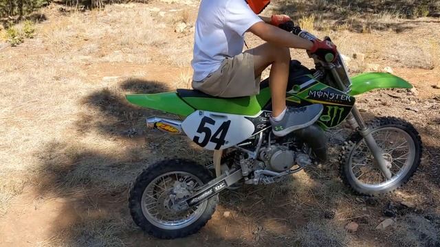 FMF Turbinecore 2 on Kawasaki KX 65 смотреть онлайн