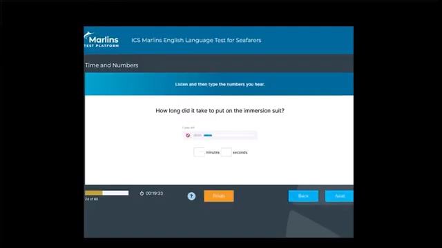 Marlins Test For Seafarers Score 99%
