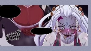 Daki x Tanjiro┃Demon Slayer Comic Dub