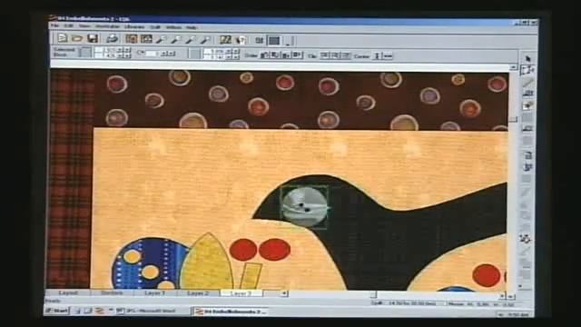 Realistic Embellishments using GIFs and PNGs - Electric Quilt on Quilting Arts (103) смотреть онлайн