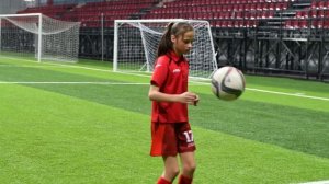 Жонглирование мячом | Футбольная техника | Football | Рогожкина Полина