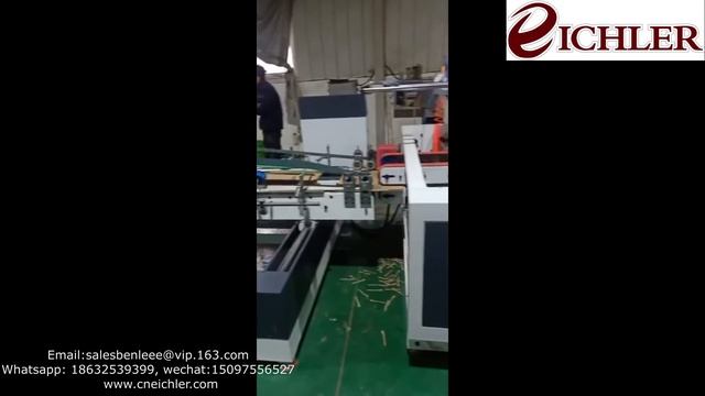 Тест пуски фальцесклейки JG2600 в Китае для компании СКБЗ "Альбертин", г. Слоним смотреть онлайн