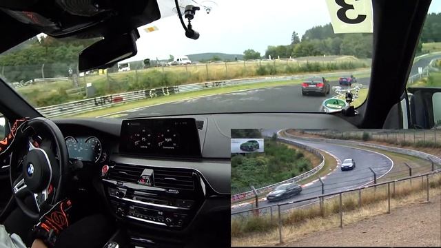 BMW F90 M5 @ BMW M Expert Training Nordschleife 2018 смотреть онлайн