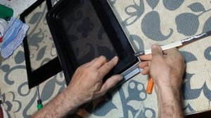 разбор двери микроволновки