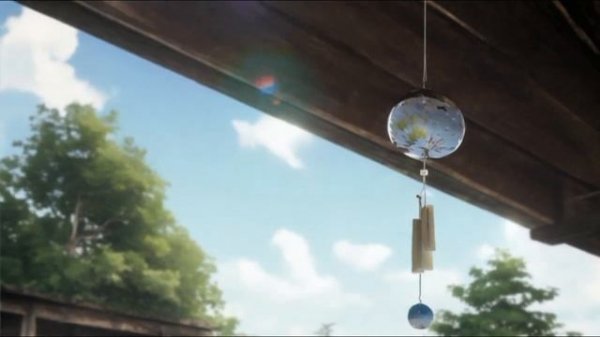 Relaxing Music - Whispers of Tranquility: Ambient Sounds with Wind and Wind Chimes