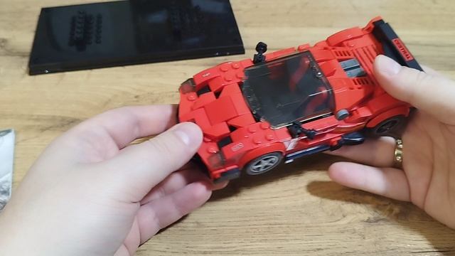 Обзор автомобиля Ferrari F4T LM из конструктора Mould King аналог Лего смотреть онлайн