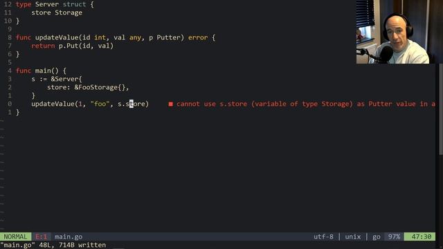 10. Advanced interfaces and typed functions - fulltimegodev - 1920x1080 612K смотреть онлайн
