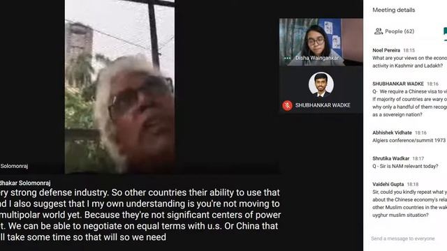 Sudhakar Solomonraj - Transition to a Multipolar World - Lecture 2 on Internationalism смотреть онлайн