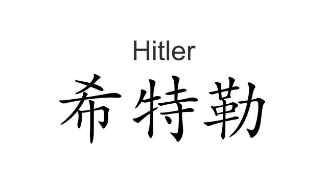 How to pronounce Hitler in Chinese смотреть онлайн