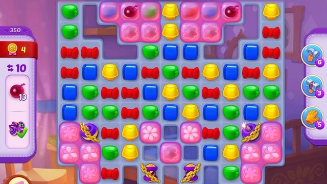 HomeScapes Level 350 no boosters (20 moves) смотреть онлайн