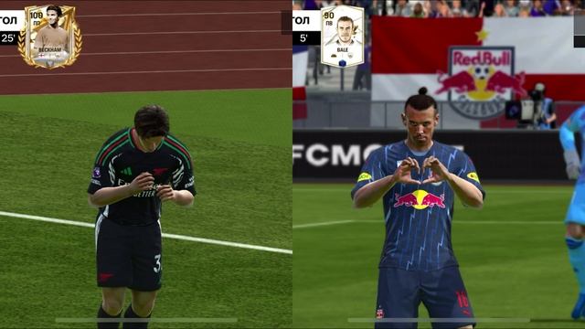 Гол За Дэвида Бекхэма И Гарета Бэйла В FC Mobile 25