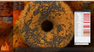 Стресс тест  Furmark видеокарты Palit Gamerock RTX 5070TI OC