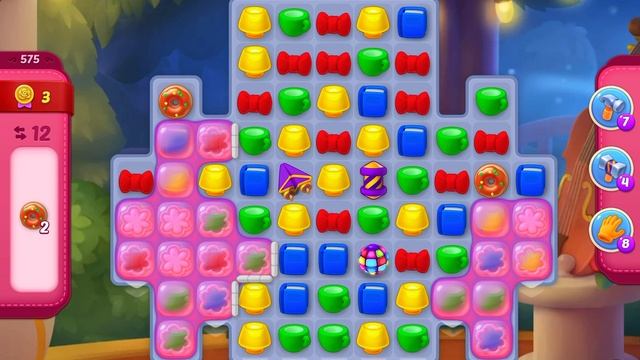 HomeScapes Level 575 no boosters (21 moves) смотреть онлайн