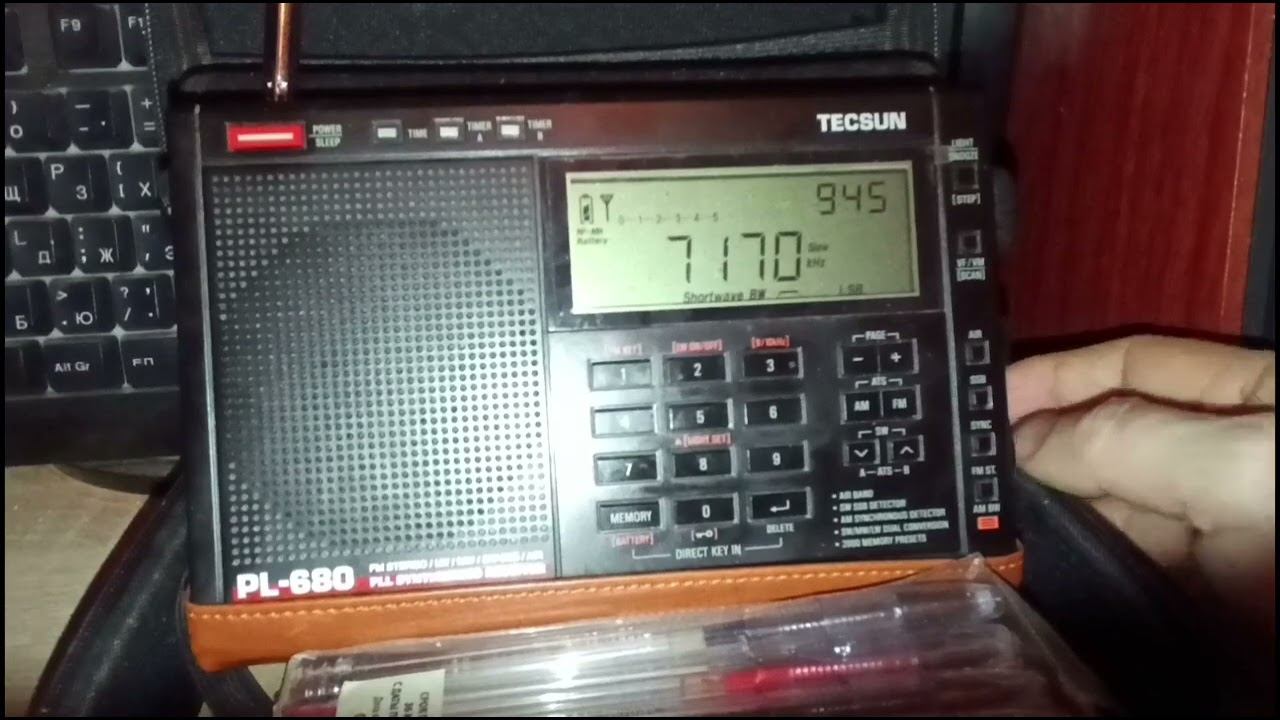 "рк3дим" радио киловатт три дима иван михаил 40 метров на приёме 7170 LSB. всеволновый TECSUN PL-680 смотреть онлайн