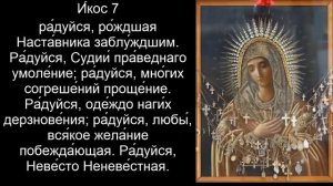 Акафист Богородице. Поёт хор Свято-Троицкого Серафимо-Дивеевского женского монастыря.