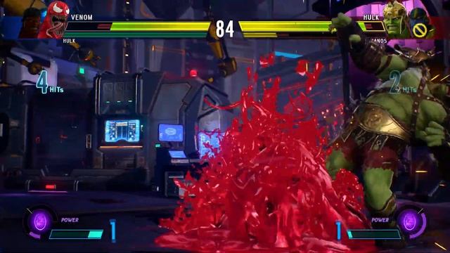 Red Venom & Red Hulk vs Thanos & Hulk (Very Hard) Marvel vs Capcom | 4K UHD Gameplay смотреть онлайн