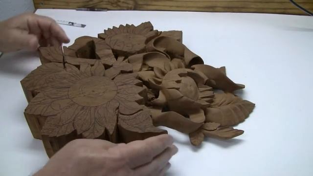 How To Carve A Mahogany Sunflower смотреть онлайн