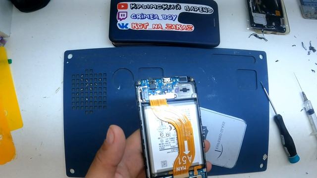 Samsung A51 A515 - РАЗБОР И ЗАМЕНА ДИСПЛЕЯ