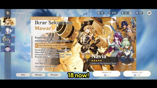 ALL IN Gacha Navia | Genshin Impact 4.3 смотреть онлайн