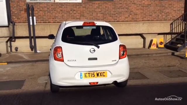 NISSAN MICRA VISIA WHITE 2015 смотреть онлайн